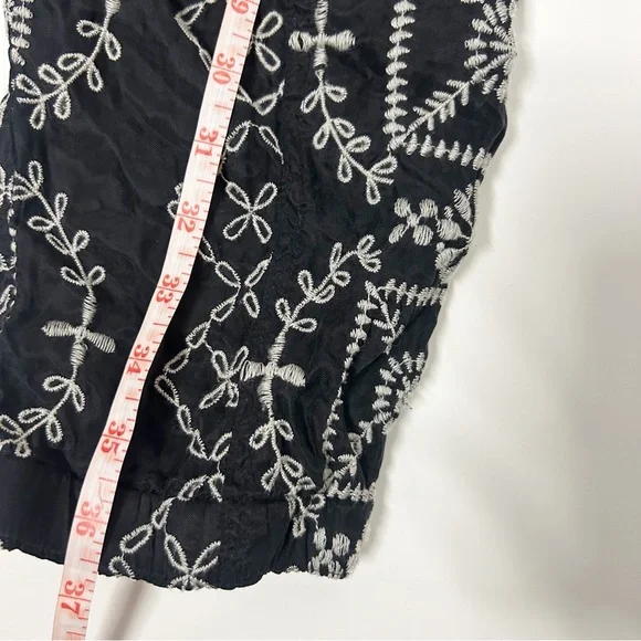 Johnny Was Peaches All Over Embroidered Pants Joggers Pete & Greta (size M) - Picture 12 of 13